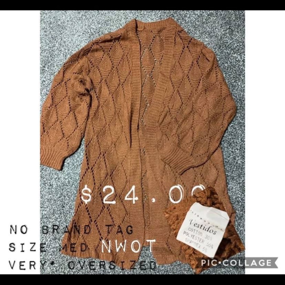 Boutique oversized cardigan